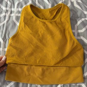 Joy Lab Mustard Mesh Sports Bra 💛💛💛